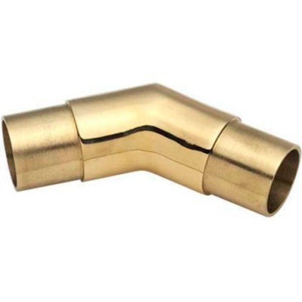 Lavi Industries Lavi Industries, Flush Angle Fitting, 135 Degree, for 2" Tubing, Polished Brass 00-730/2